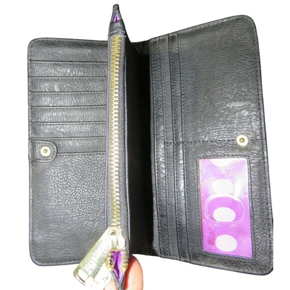 Loungefly X Disney The Ursula Eyes Little Mermaid Leather Zip Around Long Wallet - Picture 6 of 9